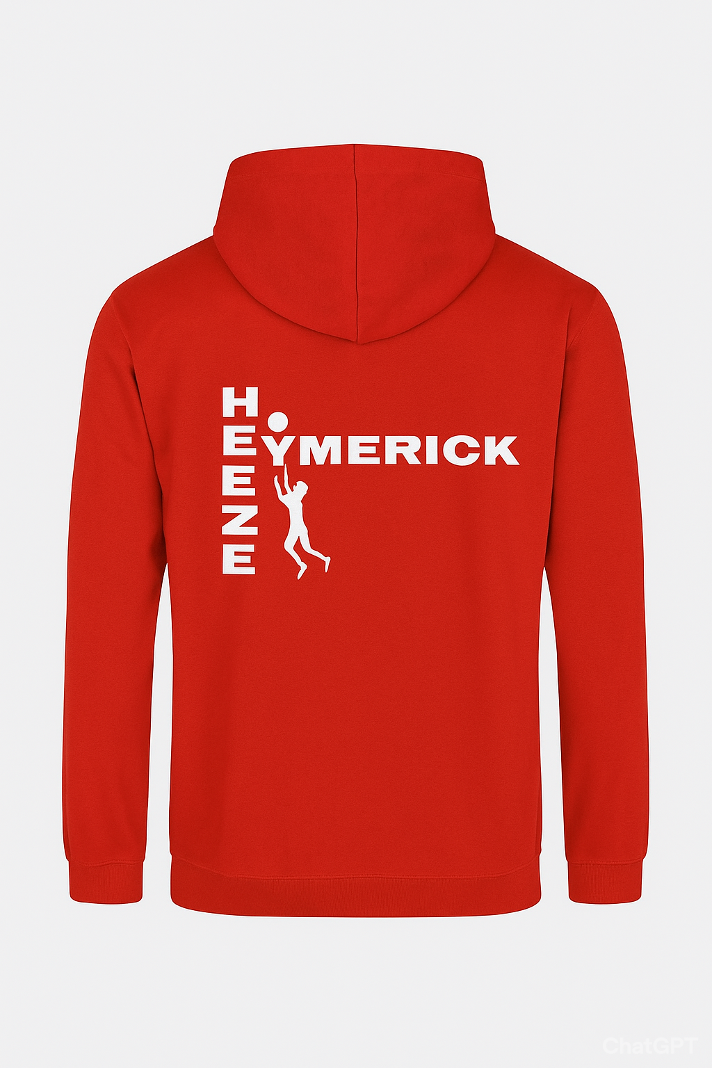 Bestellen hoodie of sweatvest met Eymerick logo